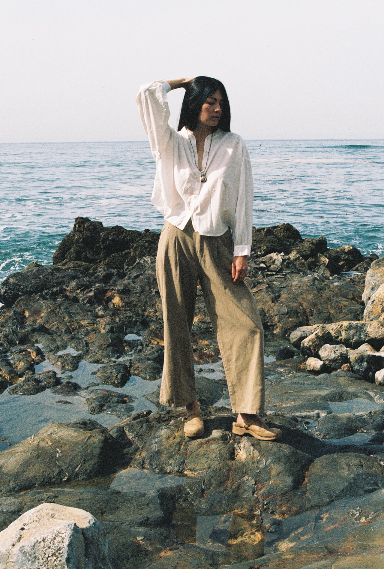 Tehya Trouser - Bay Leaf