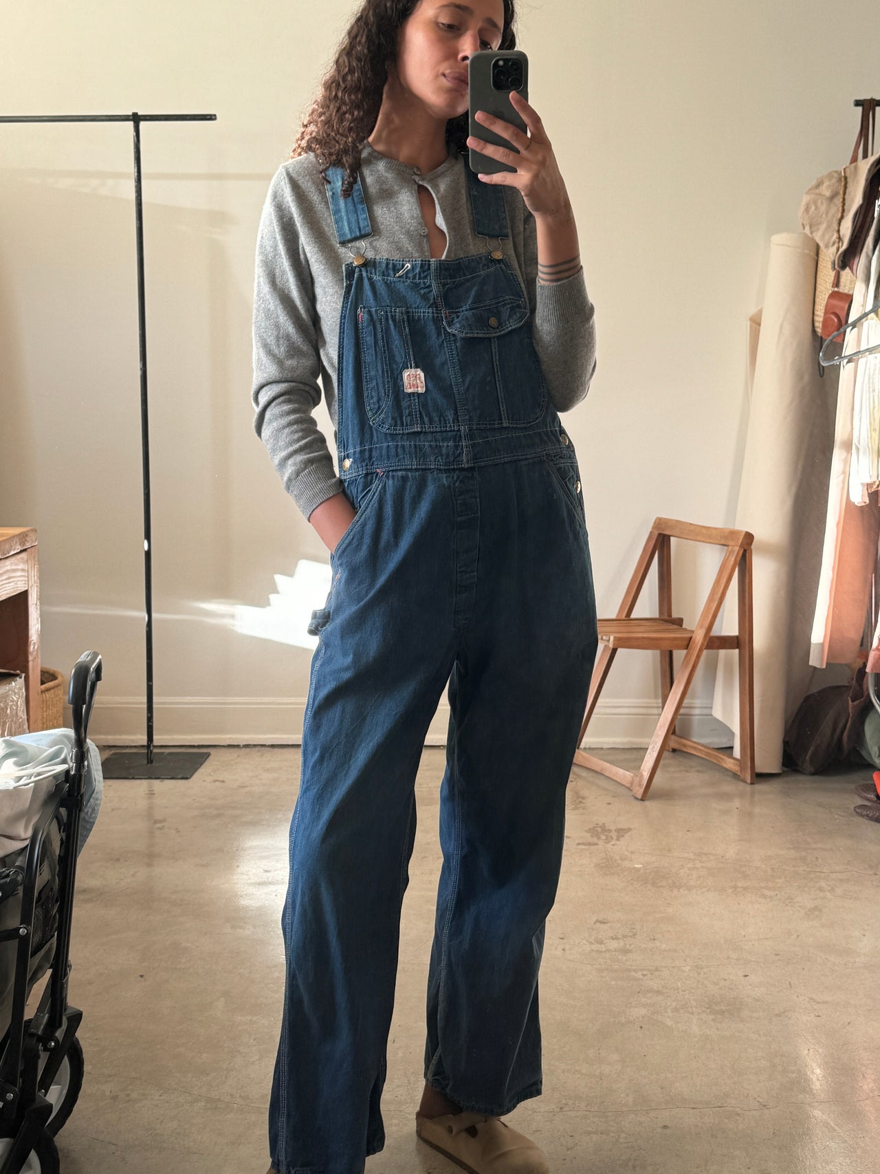 Red Camel Denim Dungarees