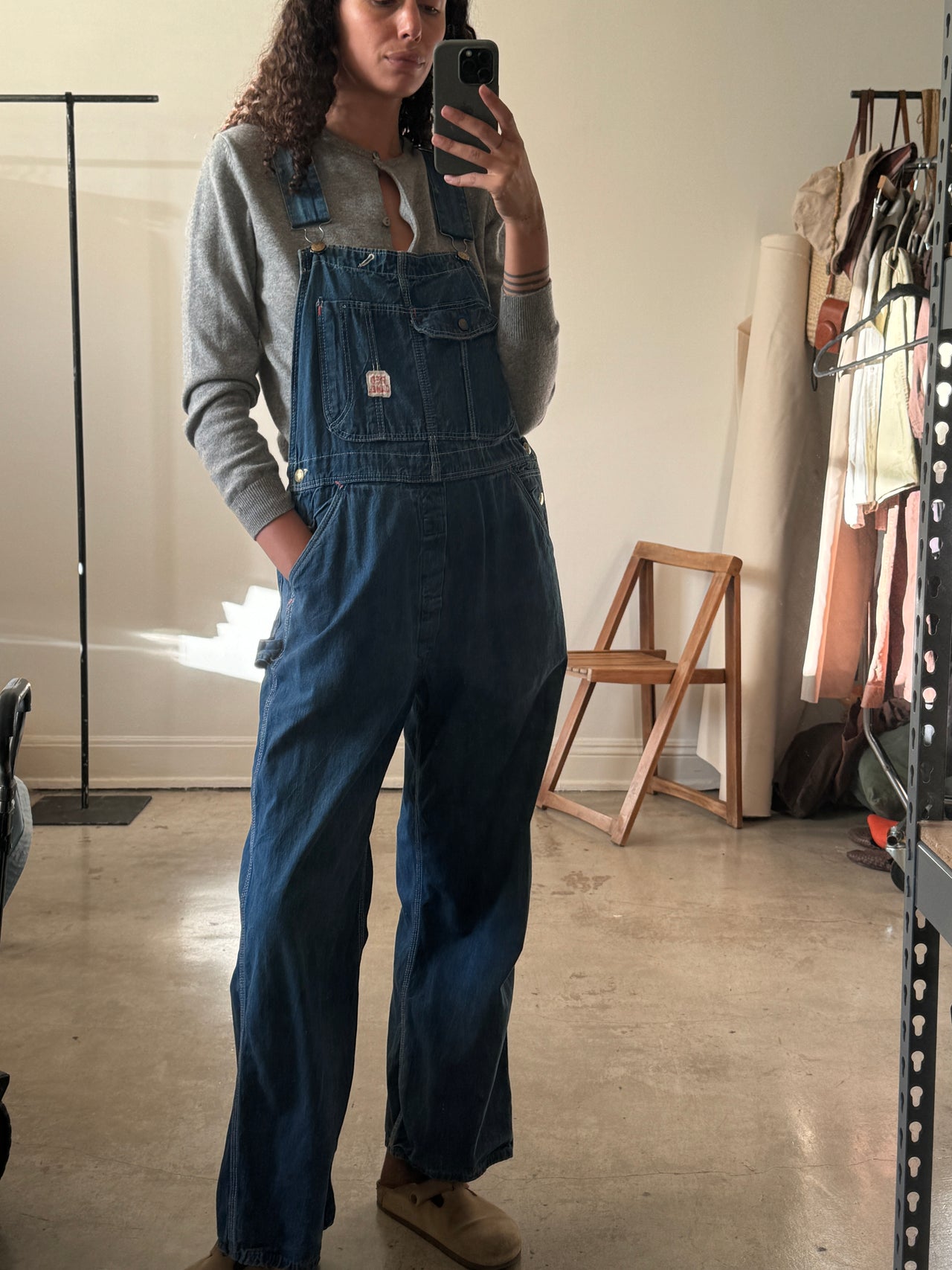 Red Camel Denim Dungarees