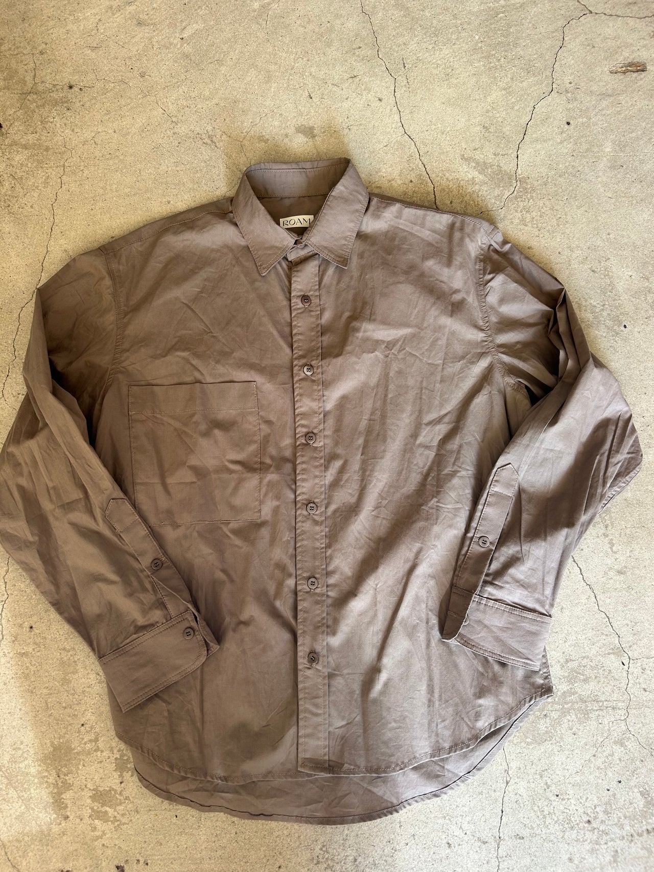 Leon Button Down - Hickory (2nd Quality)