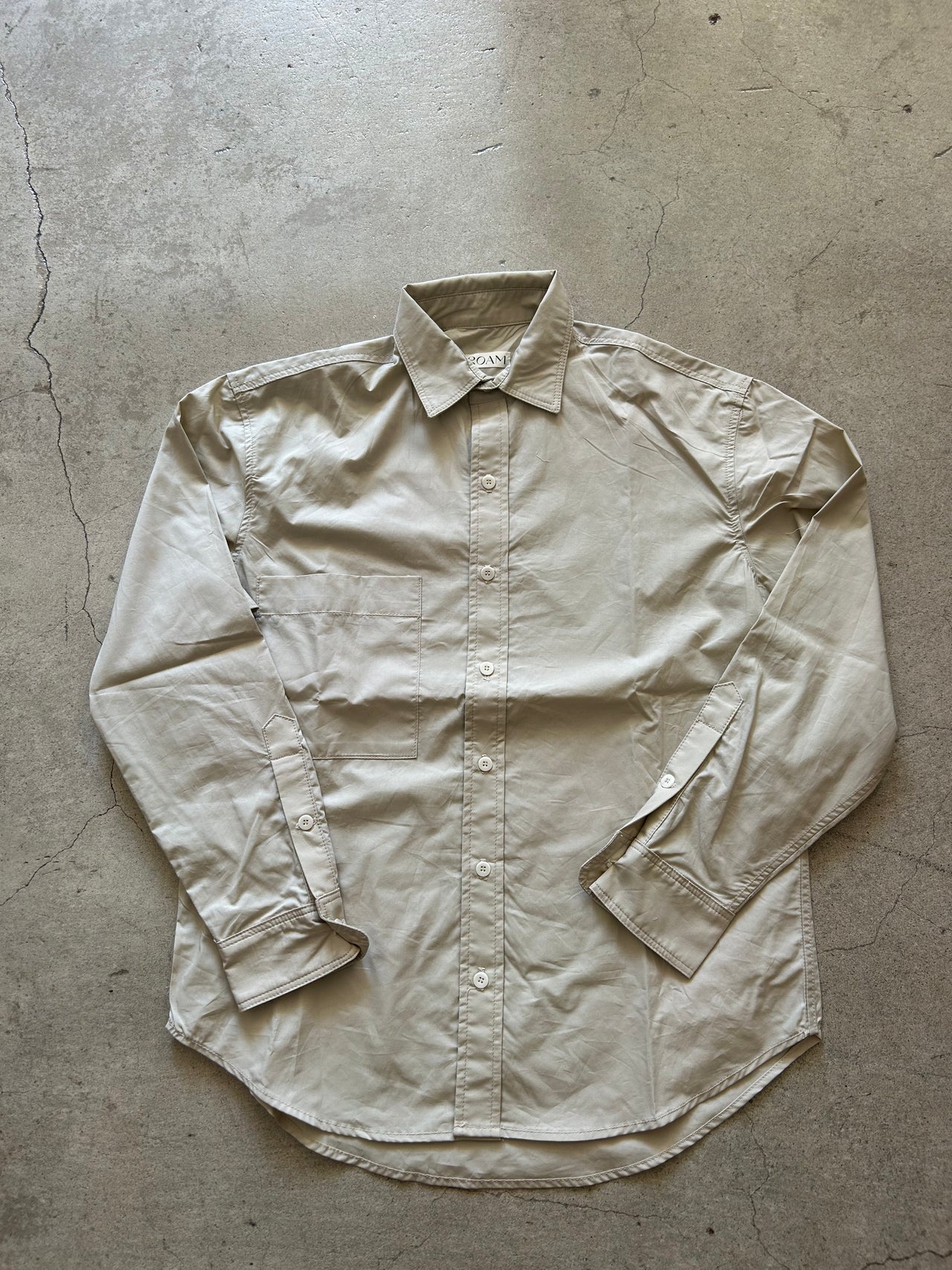 Leon Button Down - Cream (2nd Quality)