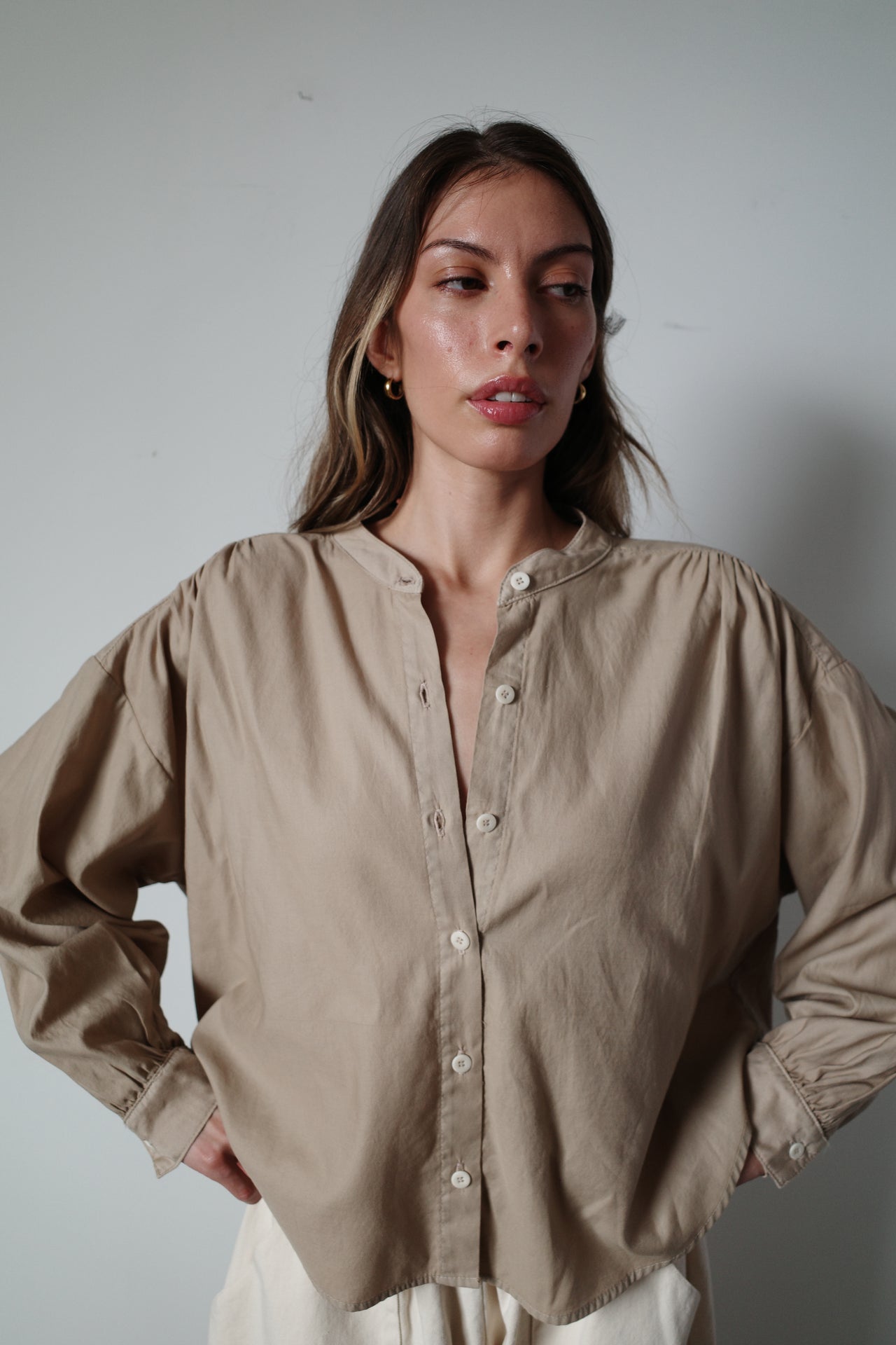 Freya Blouse - Sand