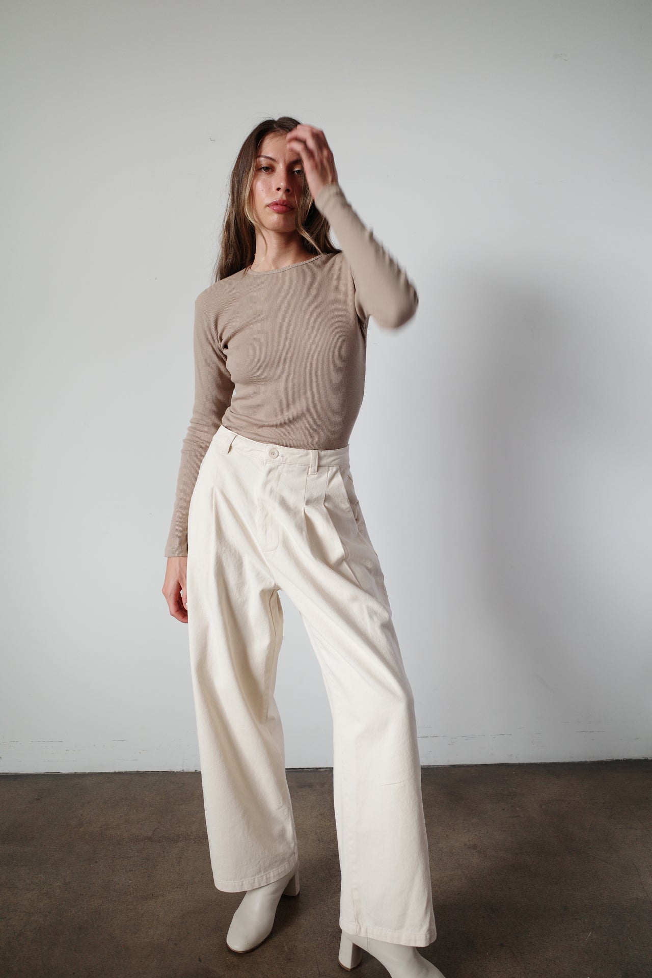 Tehya Trouser - Bone