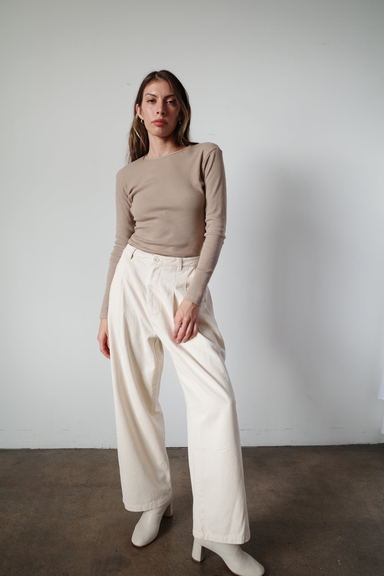 Tehya Trouser - Bone