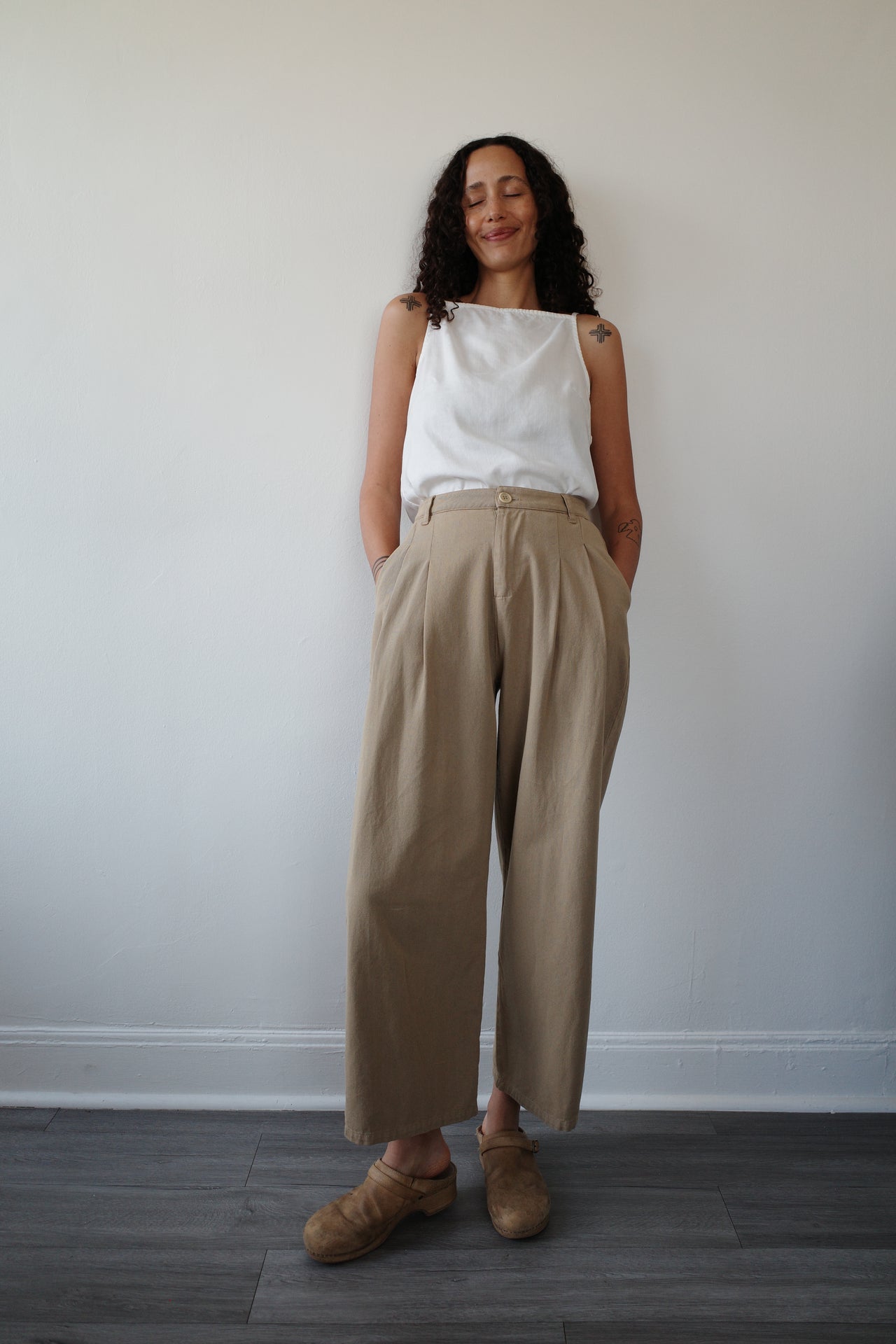 Tehya Trouser - Bay Leaf