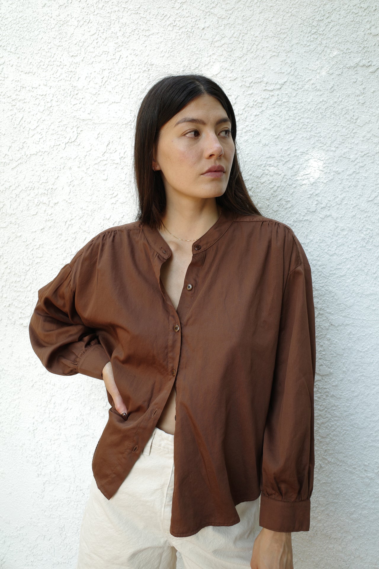Freya Blouse - Carob